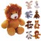 Leisure Arts Little Crochet Friend Animals Crochet Kit, Lion, 8", Complete Crochet kit, Learn to Crochet Animal Starter kit for All Ages, Includes Instructions, DIY amigurumi Crochet Kits